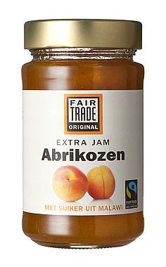 Aardbeien en abrikozen jam